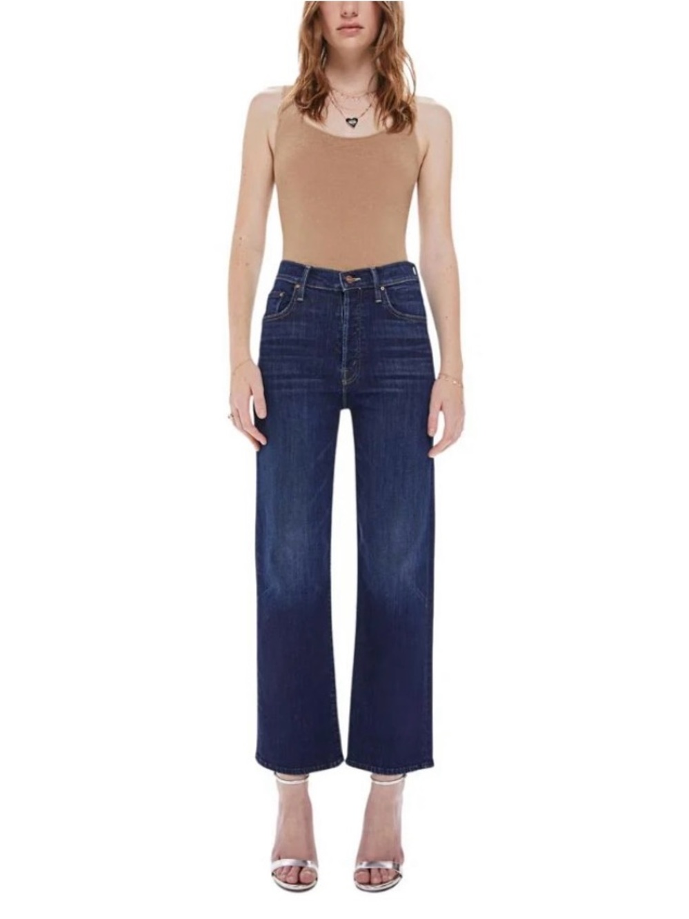 Mother rambler ankle jeans